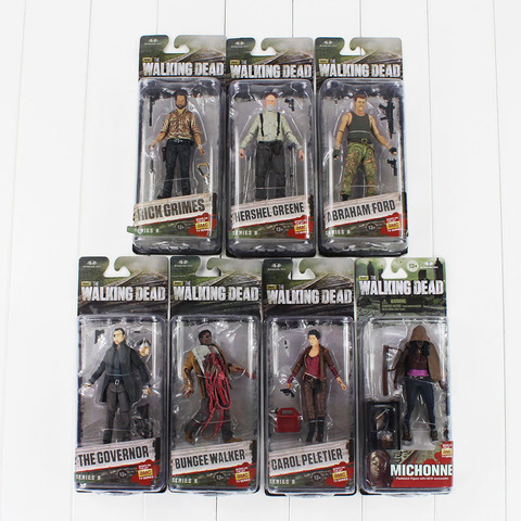 7styles set AMC series 3 The Walking Dead Negan Action Figure toy Abraham Ford Bungee Walker Grimes Michonne collectible ► Photo 1/5