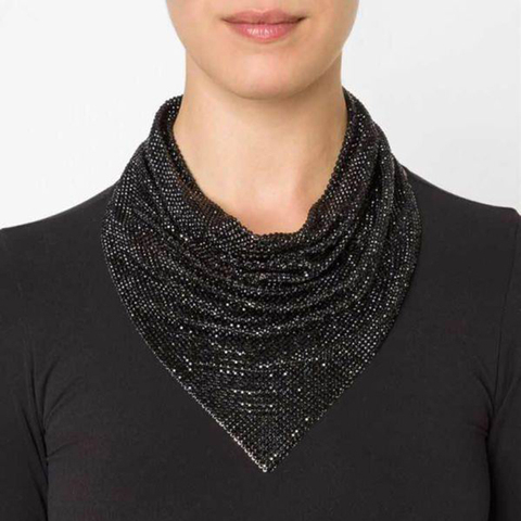 UKEN Trendy ZA Chokers Necklaces For Women Boho Design Wide Metal Pendants Statement Necklaces & Pendants Big Jewelry Wholesale ► Photo 1/6
