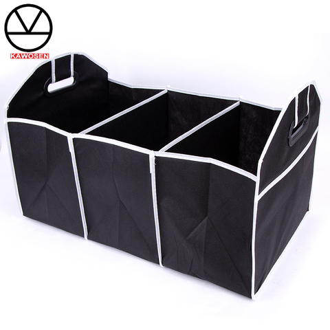 KAWOSEN Car Multi-Pocket Organizer Large Capacity Folding Storage Bag Black Interior Holders Trunk Stowing Tidying HDTO04 ► Photo 1/6