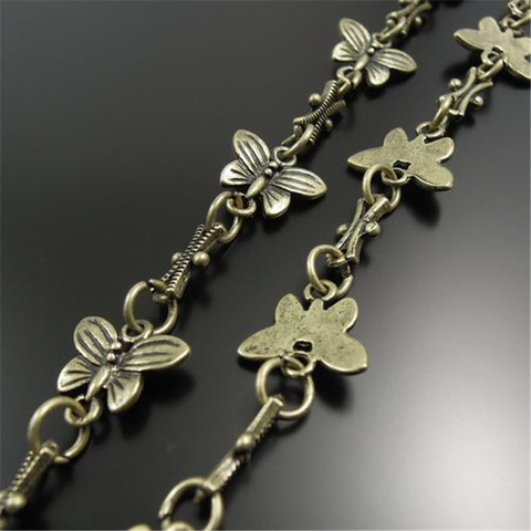 GraceAngie 1Meter Top Alloy Antique Bronze Butterfly Chains  DIY 14*10mm (32082) ► Photo 1/2
