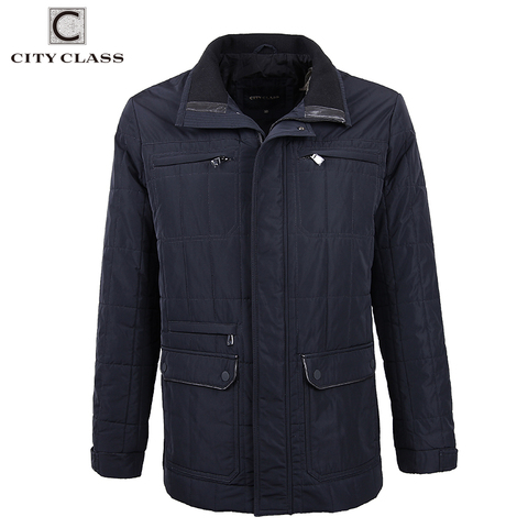 City Class New Autumn Quilted Men's Jackets Mid Long Coats Top Model 2022 Classic Business Casual Overcoat Brand Clothing 14422 ► Photo 1/6