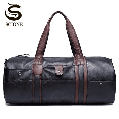 Ybriefbag Unisex Man Bag   Stylish Retro Mens Handbag Travel Bags First Layer Leather Travel Bag Multifunctional Bag Vacation 