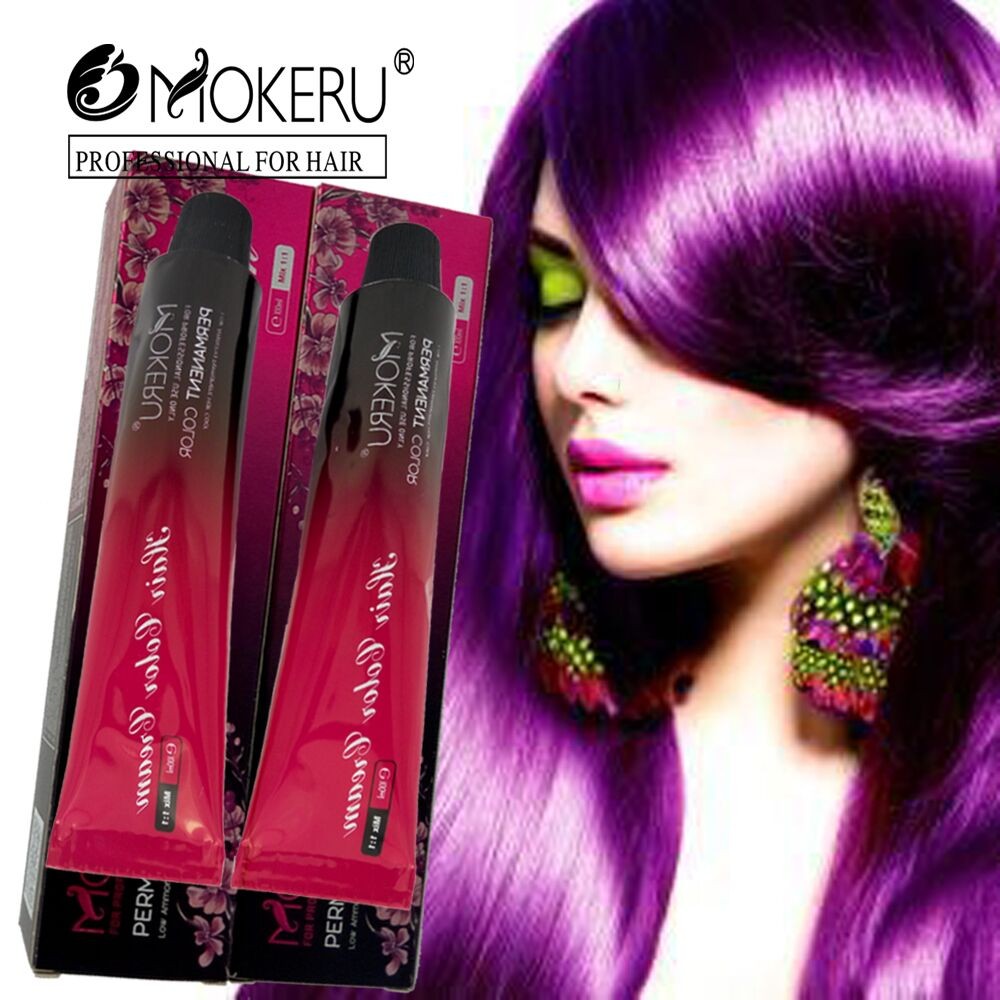 Mokeru 1pc Professional Using Colour Grey Silver Purple Hair Color Dye Cream  Natural Dying Permanent Paint For Hairdye - Price history & Review |  AliExpress Seller - MOKERU Franchise Store 