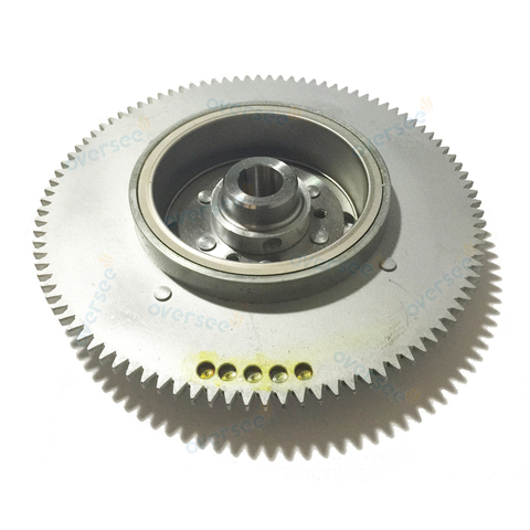 61T-85550-10 Electrical Rotor Flywheel Replaces For Yamaha Outboard Motor 25HP 30HP 61N 69P 61T 2T Parsun 61T-85550 ► Photo 1/3