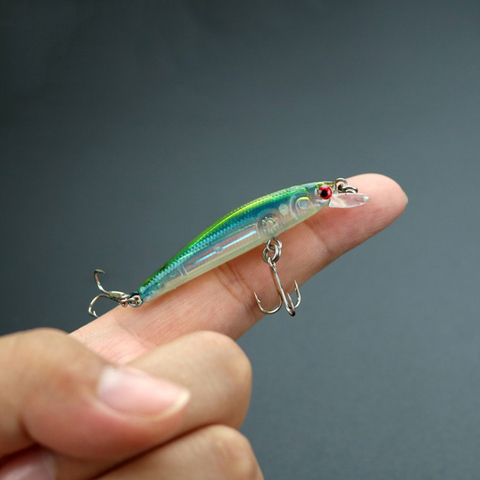 1pcs DOSECCA Fishing Lures mini 50mm 2g sinking Minnow Wobbler Tackle Crankbait Artificial Hard Baits free shipping ► Photo 1/2
