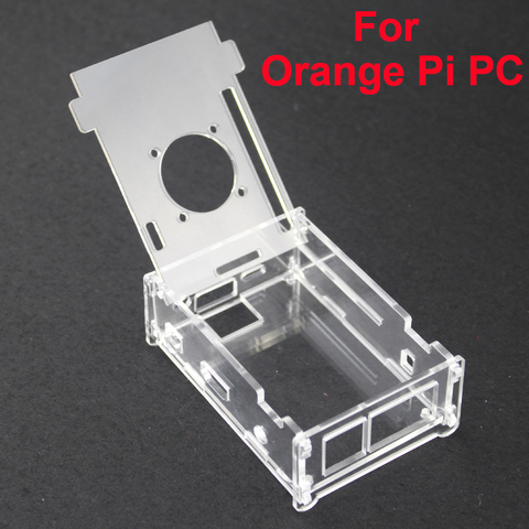 Transparent Acrylic Case for Orange Pi PC Clear Professional Enclosure Cover Shell Box compatible for Orange Pi PC Plus ► Photo 1/6