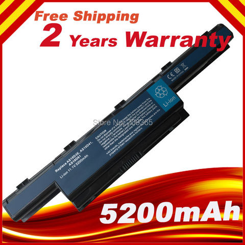 5200MAH laptop battery for ACER Aspire 5749 5749G 5749Z 5749ZG 5750 5750G 5750Z 5755 5755G 5755Z 5755ZG 4739Z 4752ZG 5742ZG ► Photo 1/3