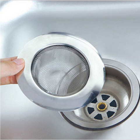 Household Kitchen Bathroom Sink Stainless Steel Sewer Filter Net Water Leakage Net Sink Filter Hair Pad Sink Anti-blocking ► Photo 1/5