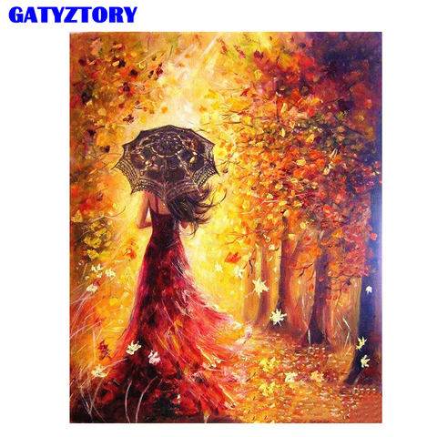Frameless Abstract Figure Painting DIY Painting By Numbers Modern Wall Art Picture Hand Painted Oil Painting For Home Decoration ► Photo 1/6