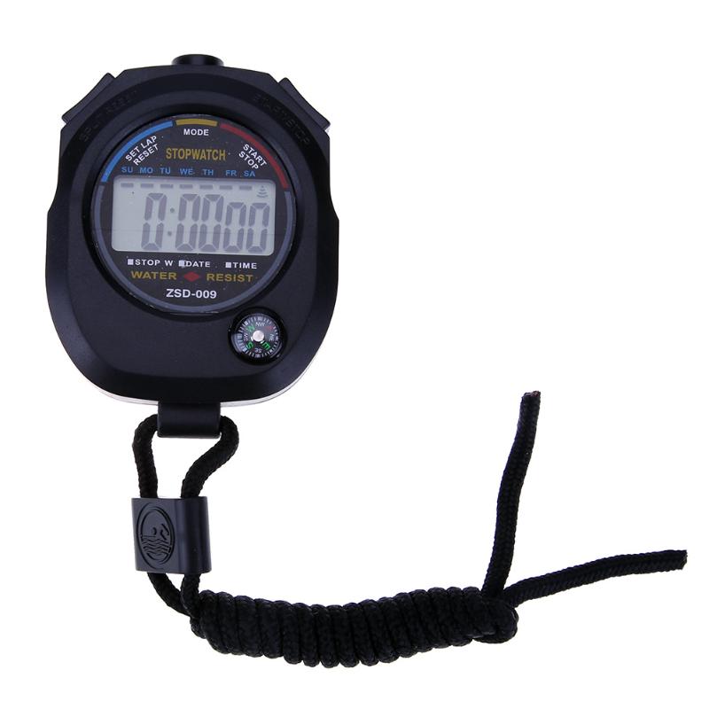 Multifunction Digital LCD Sport Stopwatch Electronic Stopwatch Chronograph Timer 