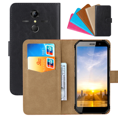 Luxury Wallet Case For AGM A9 PU Leather Retro Flip Cover Magnetic Fashion Cases Strap ► Photo 1/6