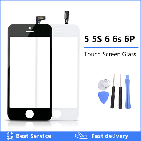 New Touch Screen Digitizer + Frame For iPhone 6 6S 5S 5C 5G Touchscreen Front Touch Panel Glass Lens Cheap Phone Accessories ► Photo 1/6