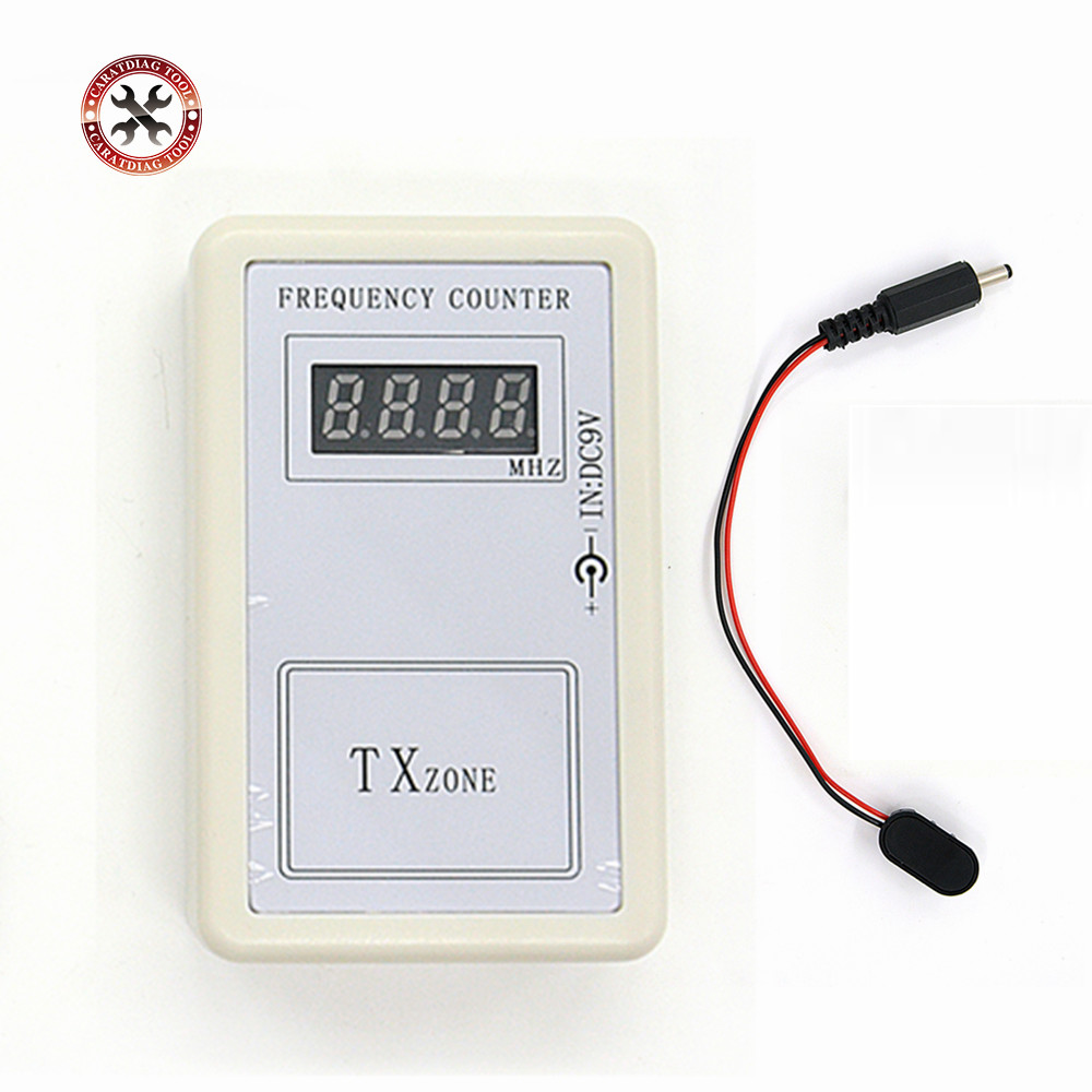 Frequency Counter Tester With Poewr Cable For Car Key Remote Control Checker RF 