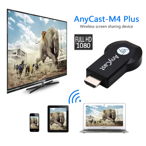 Hot Anycast m4plus Chromecast 2 mirroring multiple TV stick Adapter Mini Android Chrome Cast HDMI WiFi Dongle 1080P DLNA Airplay ► Photo 1/5