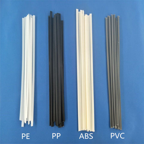 Bumper plastic welding rod PP/ABS/PVC/PE black flat electrode Plastic welding 40pcs ► Photo 1/5