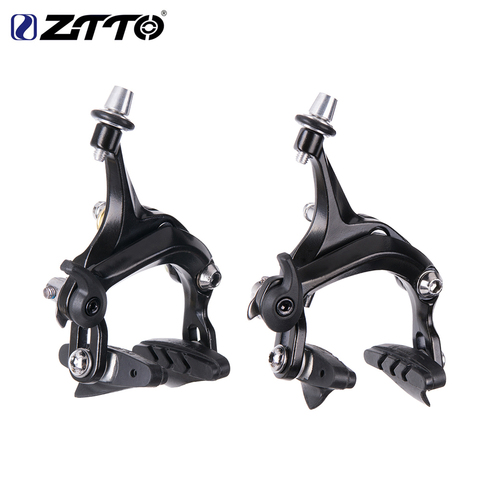 ZTTO Bicycle Parts Roadbike Bicycle Brake Racinge Dual Pivot Brake Aluminum Side Pull Caliper Front & Rear With Brake Pads 1 Set ► Photo 1/6