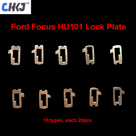 CHKJ 200pcs/lot HU101 Car Lock Reed Plate For Ford Focus Fiesta Ecosport Brass Material Locksmith Tools Car Lock Repair Kit ► Photo 1/4