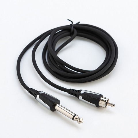 6FT EZ Master Pro Tattoo Clip Cord Silicone Jacket Cable RCA DC Hawk Style Connection for Cartridge Tattoo Machine Power Supply ► Photo 1/6