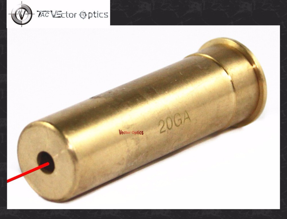 20 Gauge Barrel Cartridge Red Laser Bore Sight for 20ga Shotguns Use Boresighter 