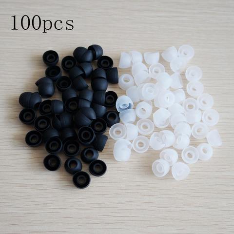 50pcs/lot Soft Silicon Ear Tip Cover Replacement Earbud Covers For HTC In-Ear Headphones Earphones Accessories ► Photo 1/4