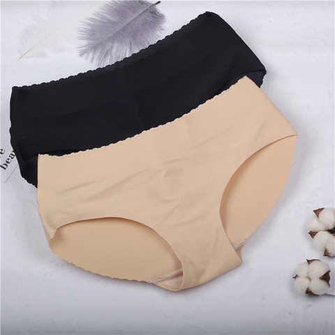 Breathable Underwear Sexy Women Padding Panties Bum Shapers Butt