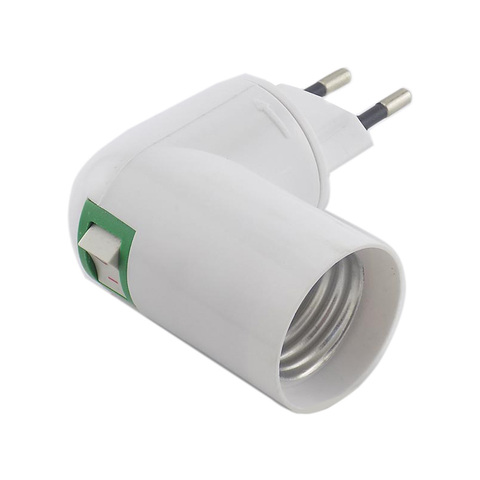 Adjustable E27 Lamp Bulb Bases Socket Adapter Plug Holder 360 Degrees Adaptor Converter 100-230V lighting Light for home room ► Photo 1/6