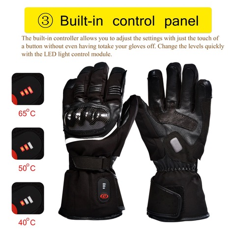 SAVIOR electric battery motorcyle heated gloves riding racing cycling winter Outdoors Sports quick Heating ► Photo 1/6