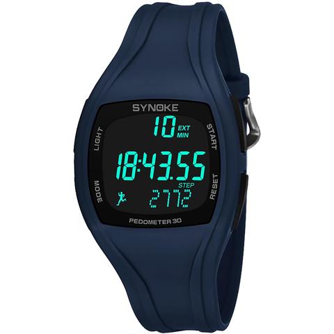 3D Pedometer Alarm Chronograph montre Multifunction jam tangan pria Men Digital Wrist Watch Waterproof ► Photo 1/6