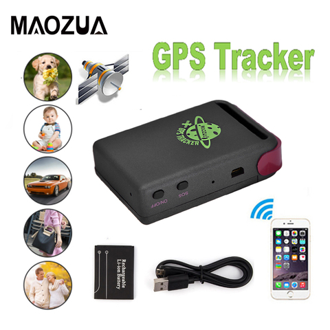 Mini GPS TK102b Car GPS Tracker Children Real Time GSM GPR GPS Car Tracker TK102 Vehicle Gps Locator Tracking Device ► Photo 1/6