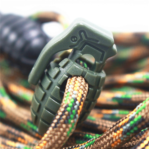 10PCS Shoe Lace Buck Boots Shoes Grenade Shoelace Tightening Non-Slip Buckle Shoelace Buckle Clip EDC Outdoor Hiking Camping Ac ► Photo 1/6