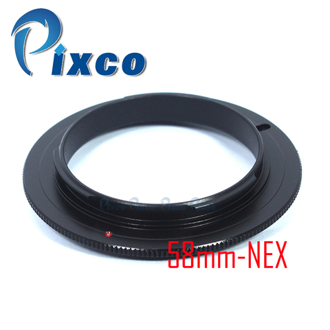 Pixco 49mm 52mm 55mm 58mm Lens Macro Reverse Adapter Ring For Sony E Mount NEX Camera ► Photo 1/4