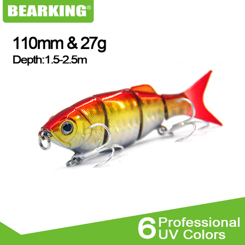 Bearking M45b hot 1pc 11cm 27g  Hard Fishing Lure Crank Bait dive 1.5-2.5m Lake River Fishing Wobblers Carp Fishing Baits ► Photo 1/6