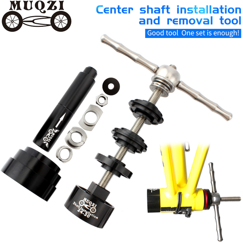 MUQZI Mountain Bike Road Fixes Gear Bicycle Axle Cente Press-In Shaft Static Installation Disassembly Tool Suit BB86/30/92/PF30 ► Photo 1/6