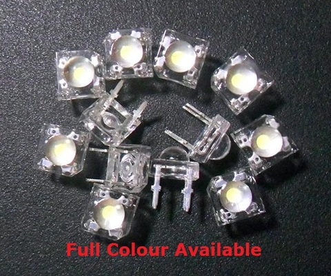 10Pcs 5mm LED Piranha Red Super Flux Transparent 5 mm Ultra Bright Clear Lens LED Light Emitting Diode Lamp Through Hole 4 Pin ► Photo 1/6