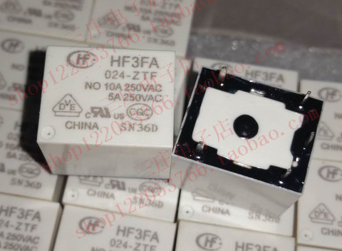 Relay HF3FA 024-ZTF T73-1C-24V General-purpose 10A 5-pin ► Photo 1/3