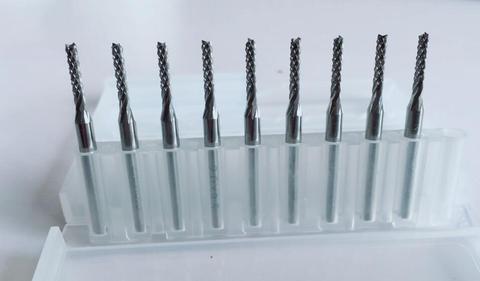 NEW 10PCS 2.2/2.4/2.5/2.55/3.0/3.175 mm Corn milling cutter tungsten steel tungsten carbide mini end mill engraving CNC ► Photo 1/2