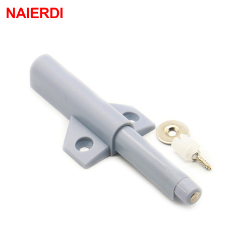 4PCS NAIERDI Cabinet Catches Handles Magnetic Door Stopper Drawer Closer Damper Buffers For Kitchen Pulls Furniture Hardware ► Photo 1/6