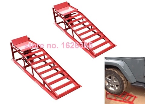 2pcs 1pair Car support ramp, change oil maintenance ramp, tire repairing tool ► Photo 1/1