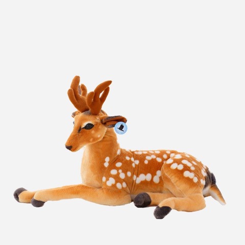 Giant Deer Plush Toy Lifelike Sika Deer Toy Real Life Stuffed  Animals Toys for Children Home Decor ► Photo 1/1