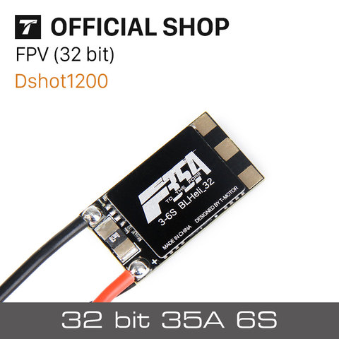 T-MOTOR Newest ESC F35A 3-6S 32Bit High Quality Speed Controller for RC FPV Plane ► Photo 1/1