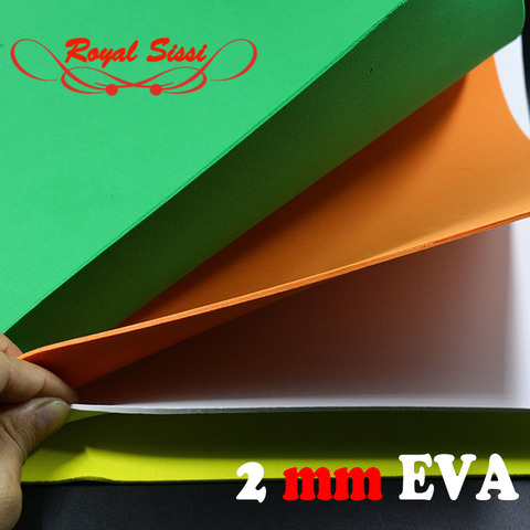 Royal Sissi hot 2mm thick Fly Tying EVA Foam sheet 3sheets/pack Square foam Paper floating Bugs Cricket body Fly Tying Materials ► Photo 1/6