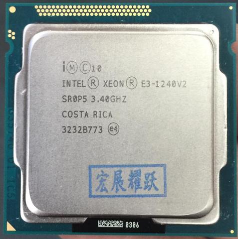 Intel  Xeon  Processor E3-1240 V2   E3 1240 V2  Quad-Core LGA1155 PC Computer Desktop CPU ► Photo 1/2