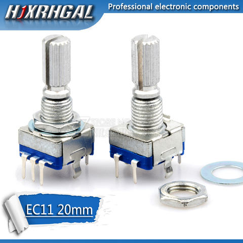 5PCS Plum handle 20mm rotary encoder coding switch / EC11 / digital potentiometer with switch 5 Pin hjxrhgal ► Photo 1/1