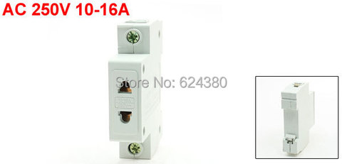 AC30 Series 1P Single One 1 Pole US EU 2 Pin Plug 35mm DIN Rail Mount AC Power Modular Socket 10-16A  250V AC ► Photo 1/2