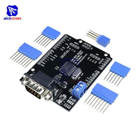 MCP2515 EF02037 CAN BUS Shield SPI 9 Pins Standard Sub-D Expansion Board Module DC 5-12V for Arduino ► Photo 1/6