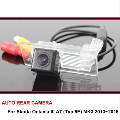 For Skoda Octavia III A7 Typ 5E MK3 2013~2022 Reversing Camera HD CCD Night Vision Back up Camera Car Parking Camera trasera ► Photo 1/6