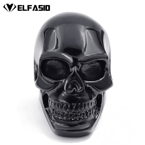 Mens Boys Stainless Steel Ring Band Huge Black skull Biker Fashion Jewelry Us size  7-15 ► Photo 1/4