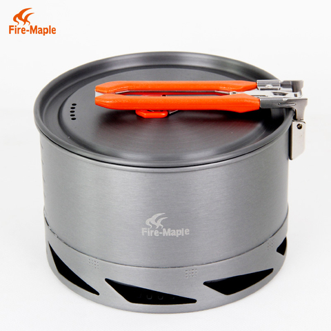 Fire Maple K2 Heat Exchanger Pot Outdoor Camping Cooking  Picnic Cookware Pan 338g 1.5L Free Shipping ► Photo 1/6