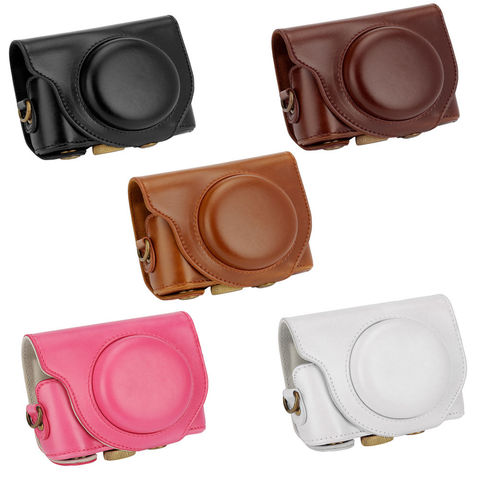 High quality Digital Camera Leather case cover for SONY Cyber-shot DSC-HX90V HX90 WX500 Camera Bag Pouch ► Photo 1/6