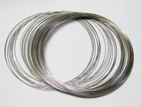 Memory Wire about 50 Loops Necklace Choker Collar 115mm ► Photo 1/1
